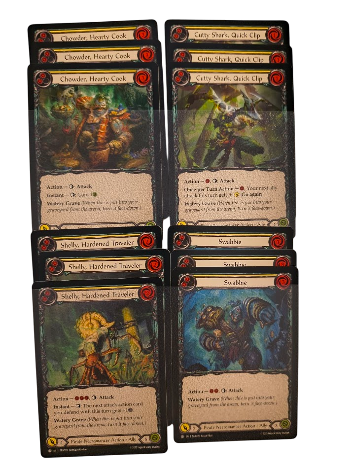 Flesh and Blood High Seas Pirate Necromancer Rares + Allies