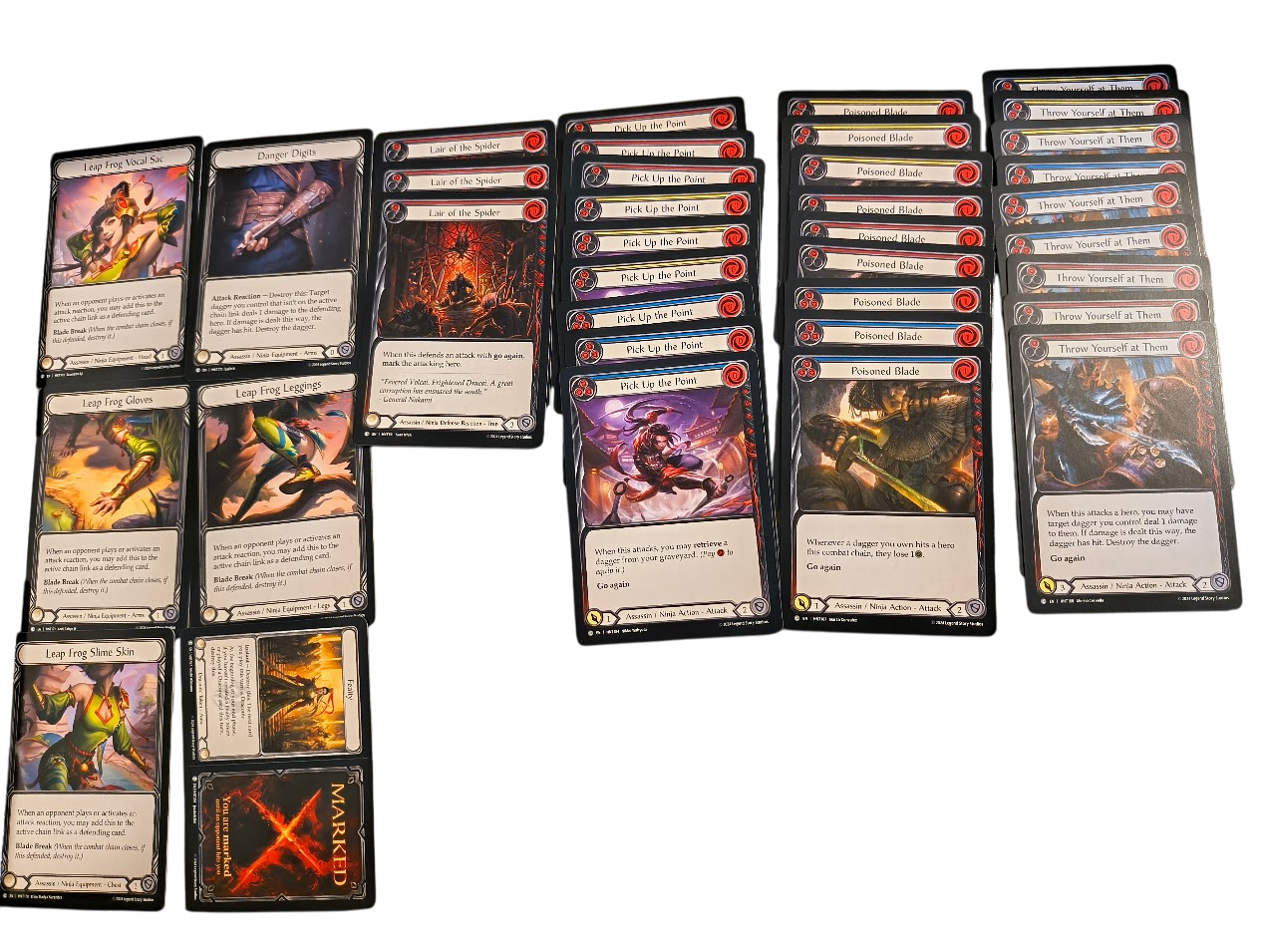 Flesh and Blood The Hunted Assassin/Ninja Commons Playset
