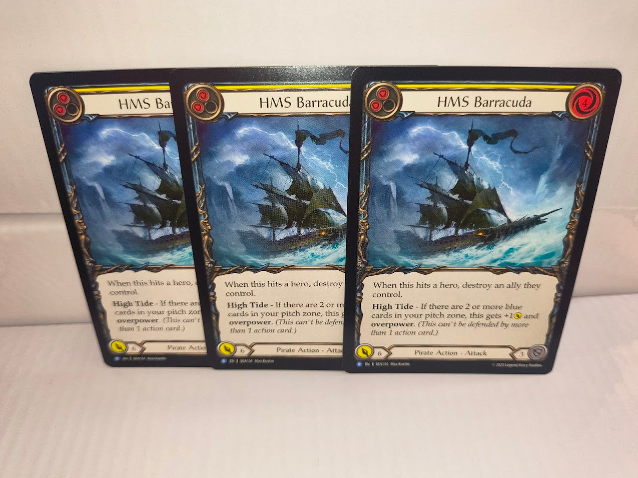 Flesh and Blood High Seas Pirate Rares