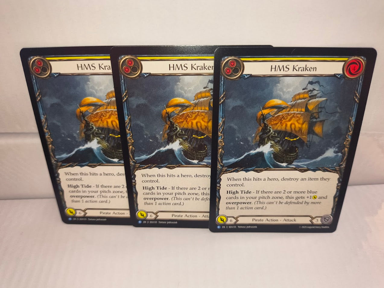 Flesh and Blood High Seas Pirate Rares