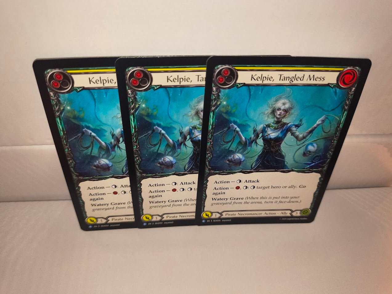 Flesh and Blood High Seas Pirate Necromancer Rares + Allies