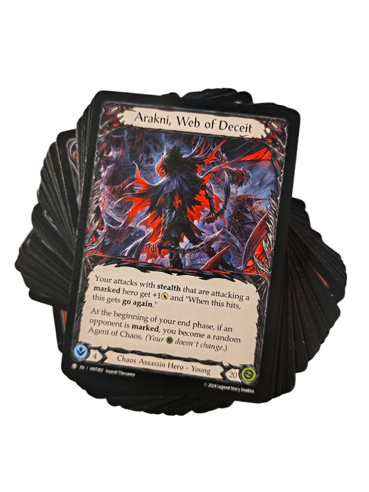Flesh and Blood The Hunted Arakni Assassin Commons Playset