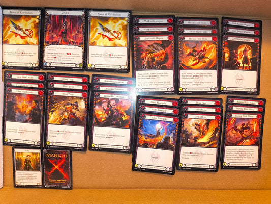 Flesh and Blood The Hunted Draconic Ninja Commons Playset