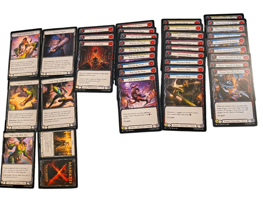 Flesh and Blood The Hunted Assassin/Ninja Commons Playset