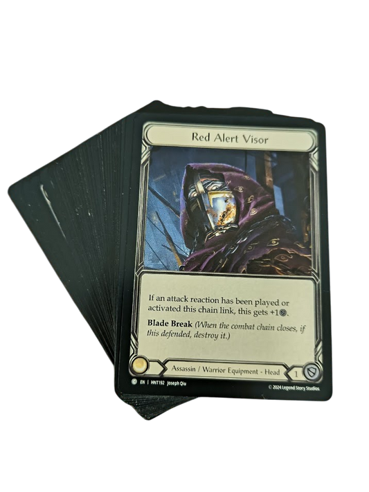 Flesh and Blood The Hunted Assassin/Warrior Commons Playset