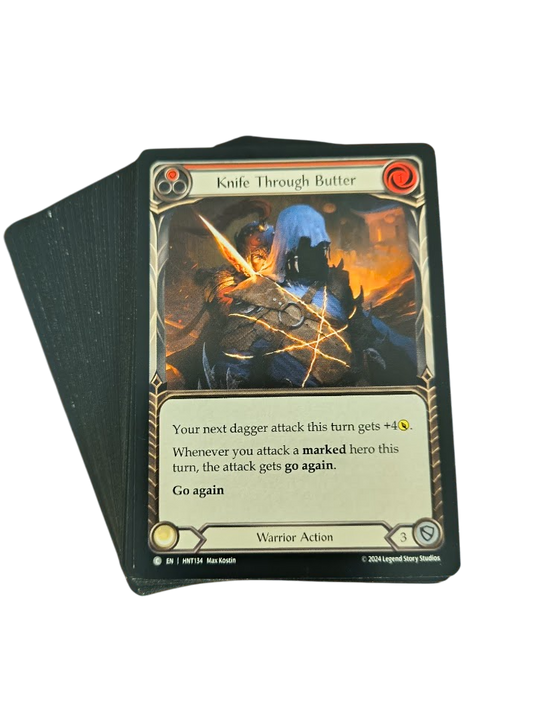 Flesh and Blood The Hunted  Warrior Commons Playset