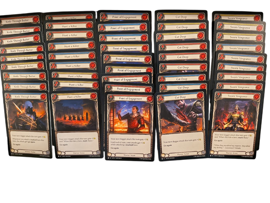 Flesh and Blood The Hunted  Warrior Commons Playset