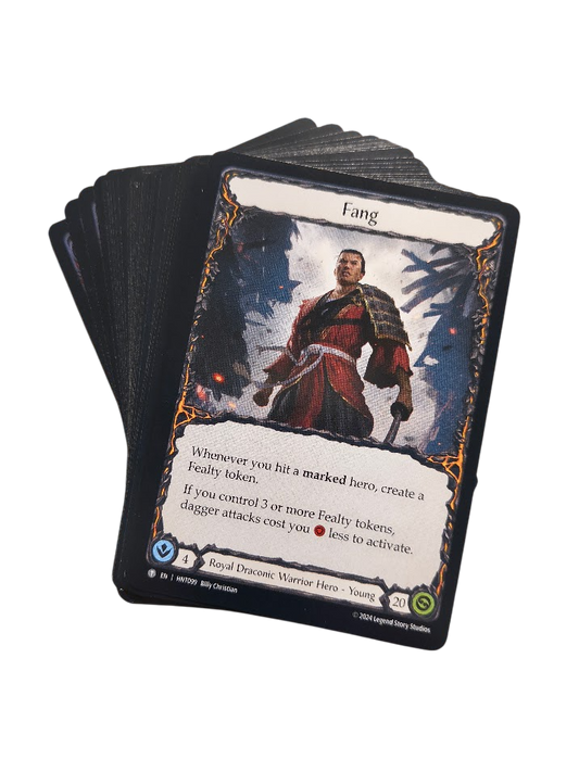 Flesh and Blood The Hunted Draconic Warrior Commons Playset