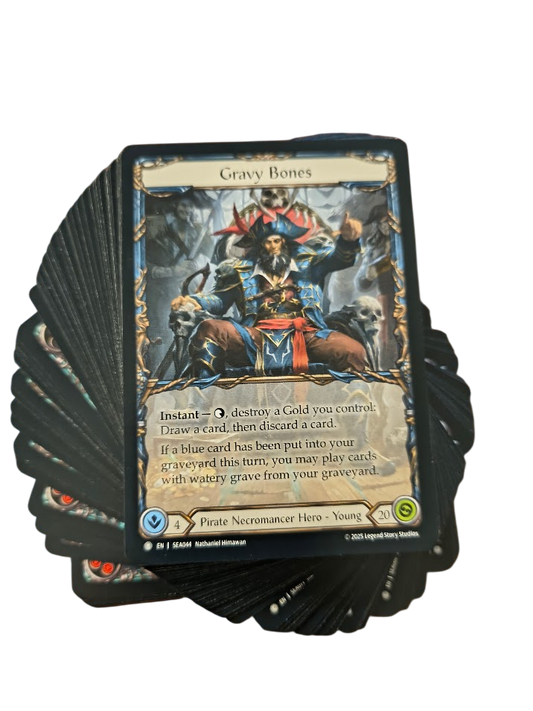 Flesh and Blood High Seas Gravy Bones Pirate Necromancer Commons  Playset